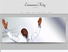 Tablet Screenshot of emmanuelkingministries.com